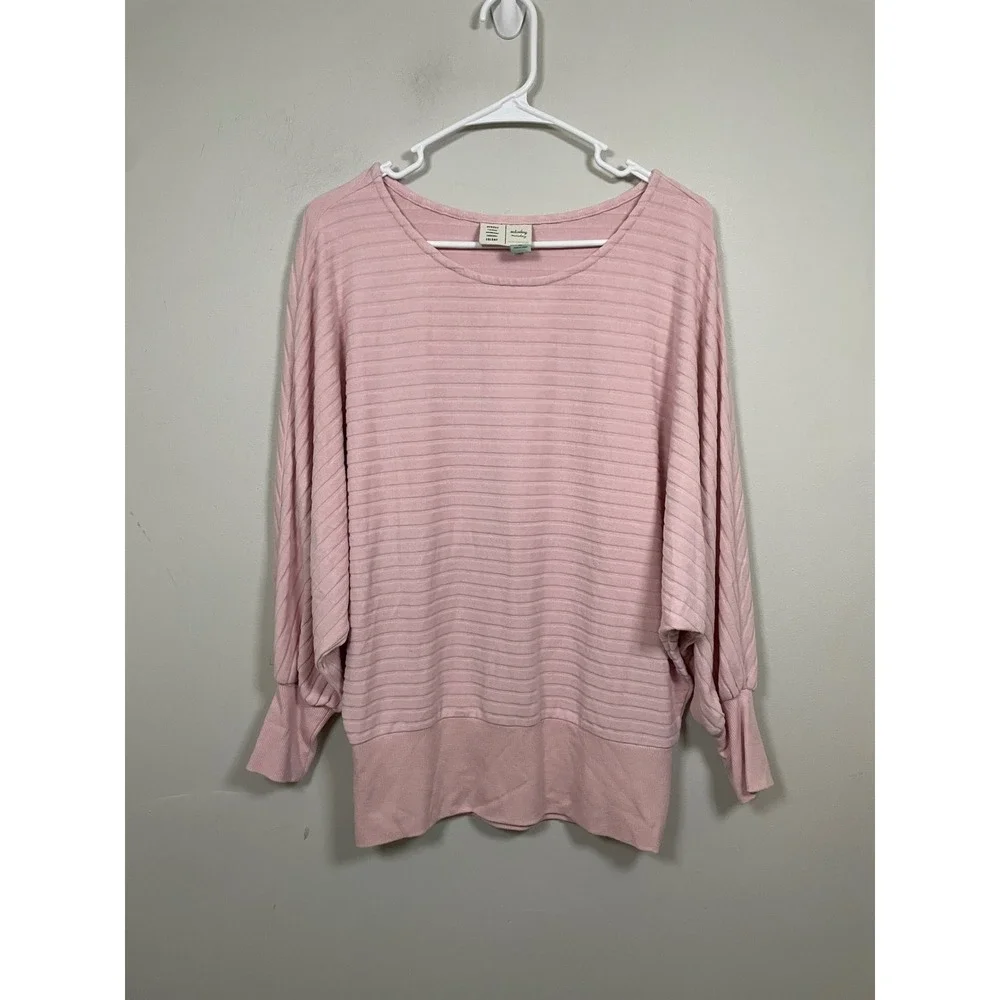 Anthropologie Saturday Sunday‎ Shawna Hacci Sweater in Pink Size XS Oversized